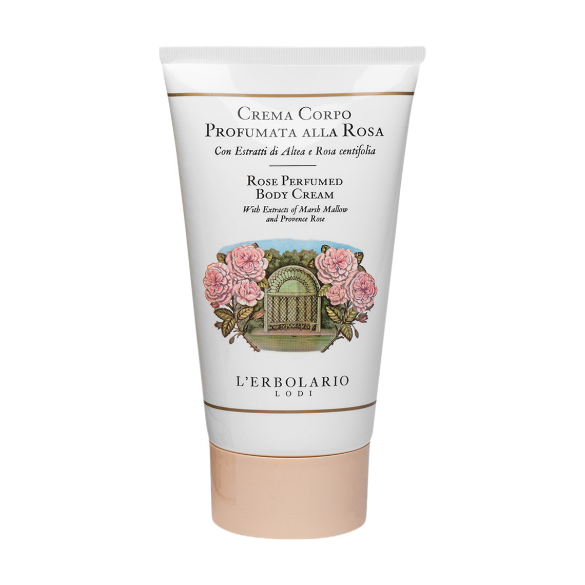 Уцінка! Ароматизований крем для тіла L'Erbolario Rose Perfumed Body Cream Троянда, 150 мл